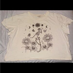 Good vibes crop top XL